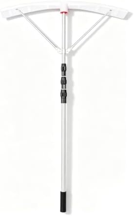 Greenhouse Roof Snow Rake, Telescopic Plastic Scraper with Stainless Steel