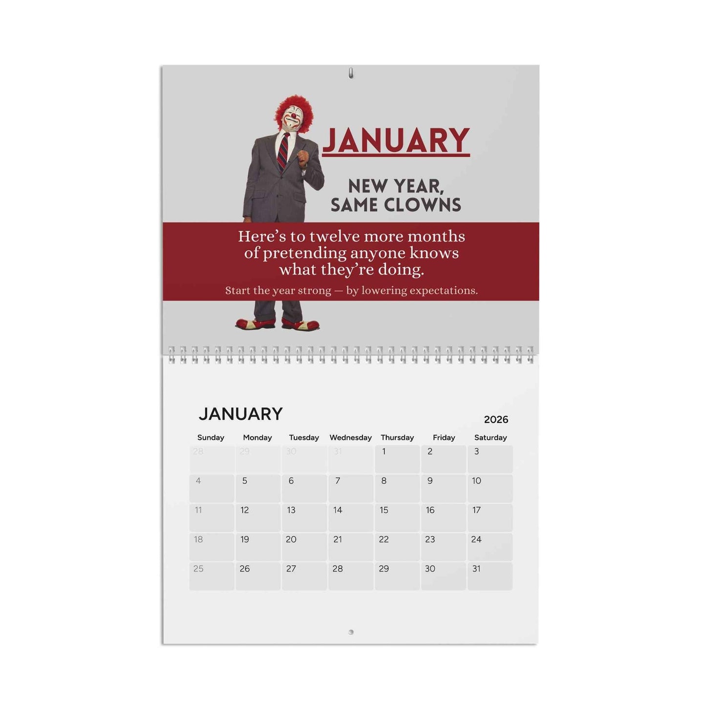 Political Humor Calendar 2026: Twelve Months of Nonsense