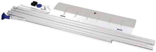 Aluminum Roof Snow Rake , Telescoping Pole Extends 147-607Cm