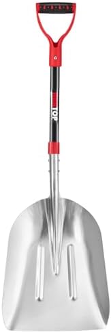 Snow Shovel Aluminum Scoop Shovels Driveway Snow Removal Tools 45 in