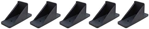 JSP Manufacturing V2-MINI Roof Guard Snow Guard Prevent Sliding Ice Snow Stop Buildup Plastic Multipack-Multicolor (5, Dark Grey)