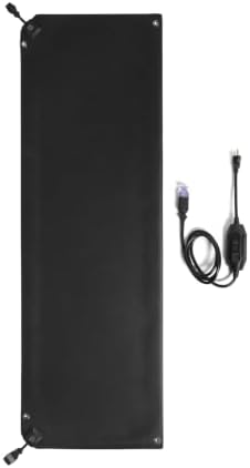 HeatTrak Heated Snow Melting Mat with Power Unit - Heated Outdoor Mats for Walkways - Electric Snow Melting Mats for Decks and Sidewalks - No-Slip Snow and Ice Melt Heated Sidewalk Mat (20” x 60")