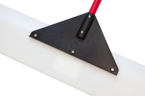 Bully Tools Ultra 48" HMW Snow Pusher Fiberglass D-Grip, Made in USA