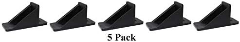 V2-MINI Roof Guard Snow Guard Prevent Sliding Ice Snow Stop Buildup Plastic Multipack-Multicolor (5, Black)