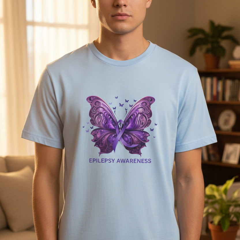 Epilepsy Butterfly Unisex Softstyle T-Shirt