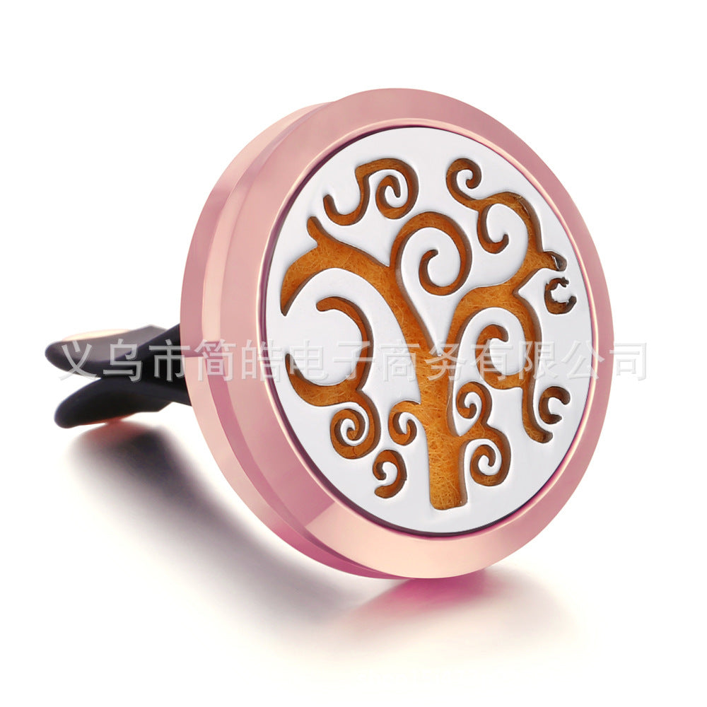 Rose Gold Car Air Freshener Clip with Decorative Box