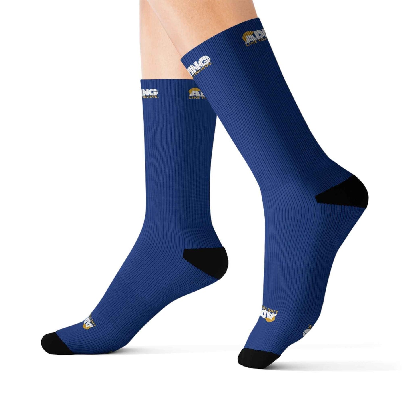 Adulting Like You Wouldn’t Believe Political Parody Crew Socks
