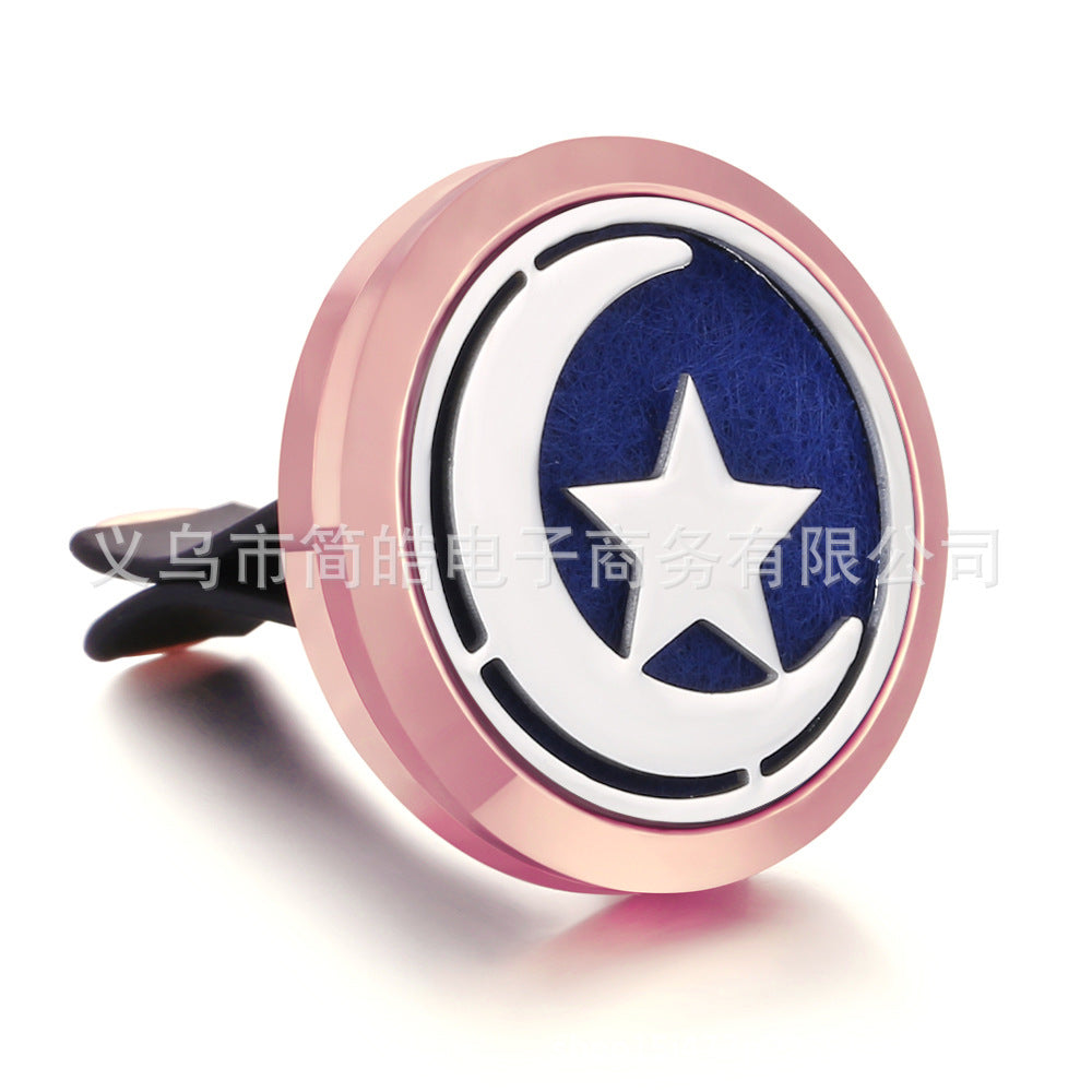 Rose Gold Car Air Freshener Clip with Decorative Box