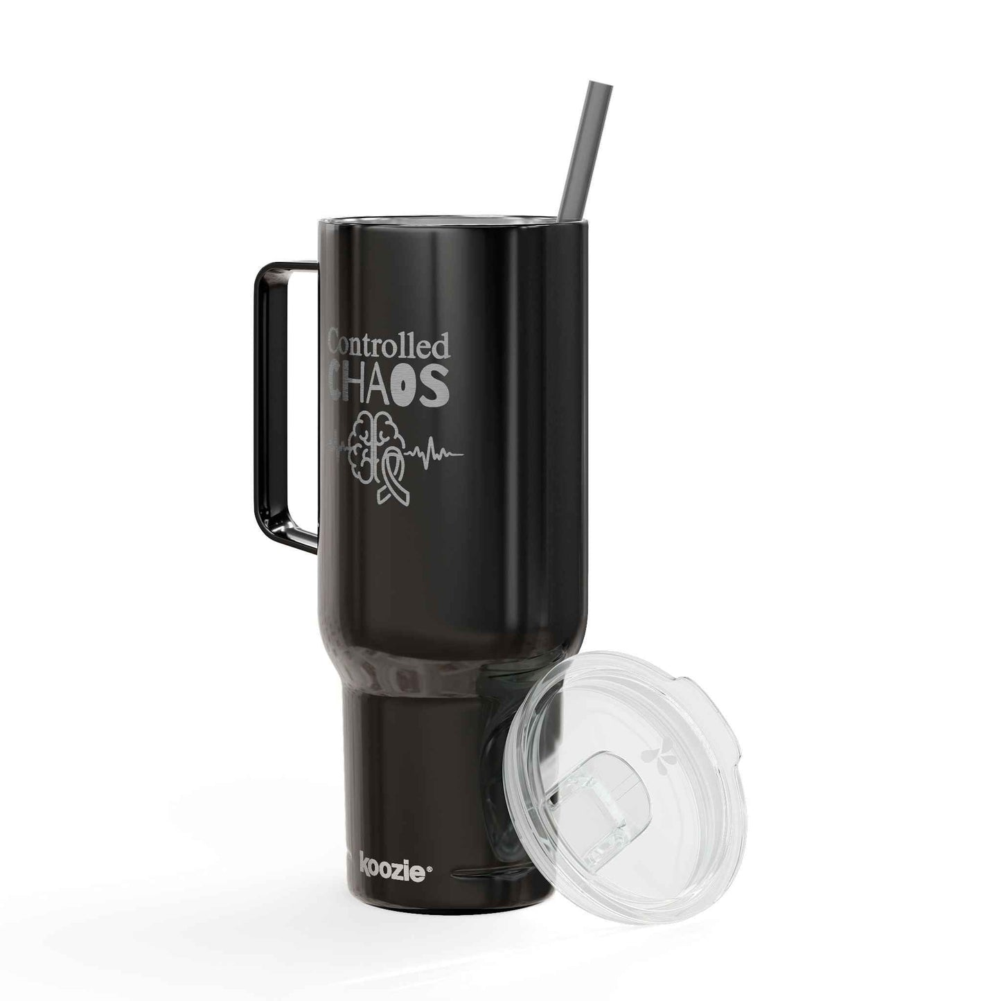 Controlled Chaos 40oz Tumbler – Neurostrong Insulated Travel Mug
