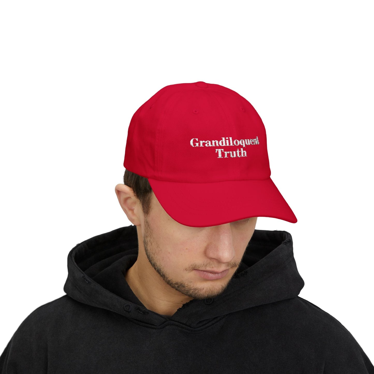 Grandiloquent Truth Dad Hat | Political Parody Cap