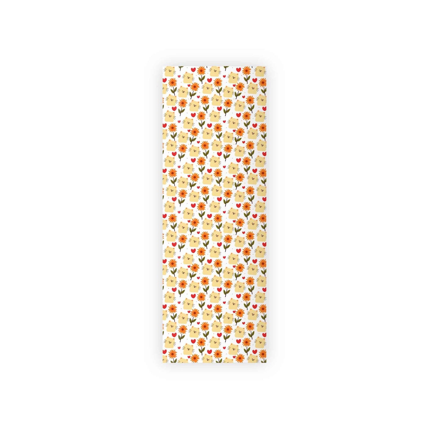 Flower Kitty Wrapping Paper – Cute Cat Gift Wrap