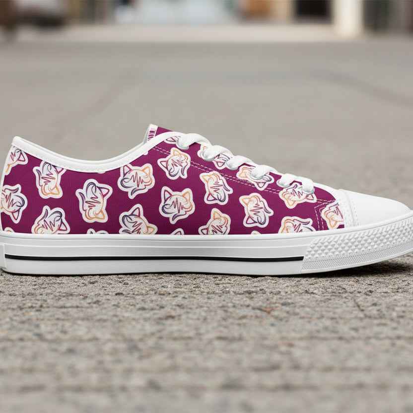 Neurostrong Stride Cat Women's Low-Top Sneakers