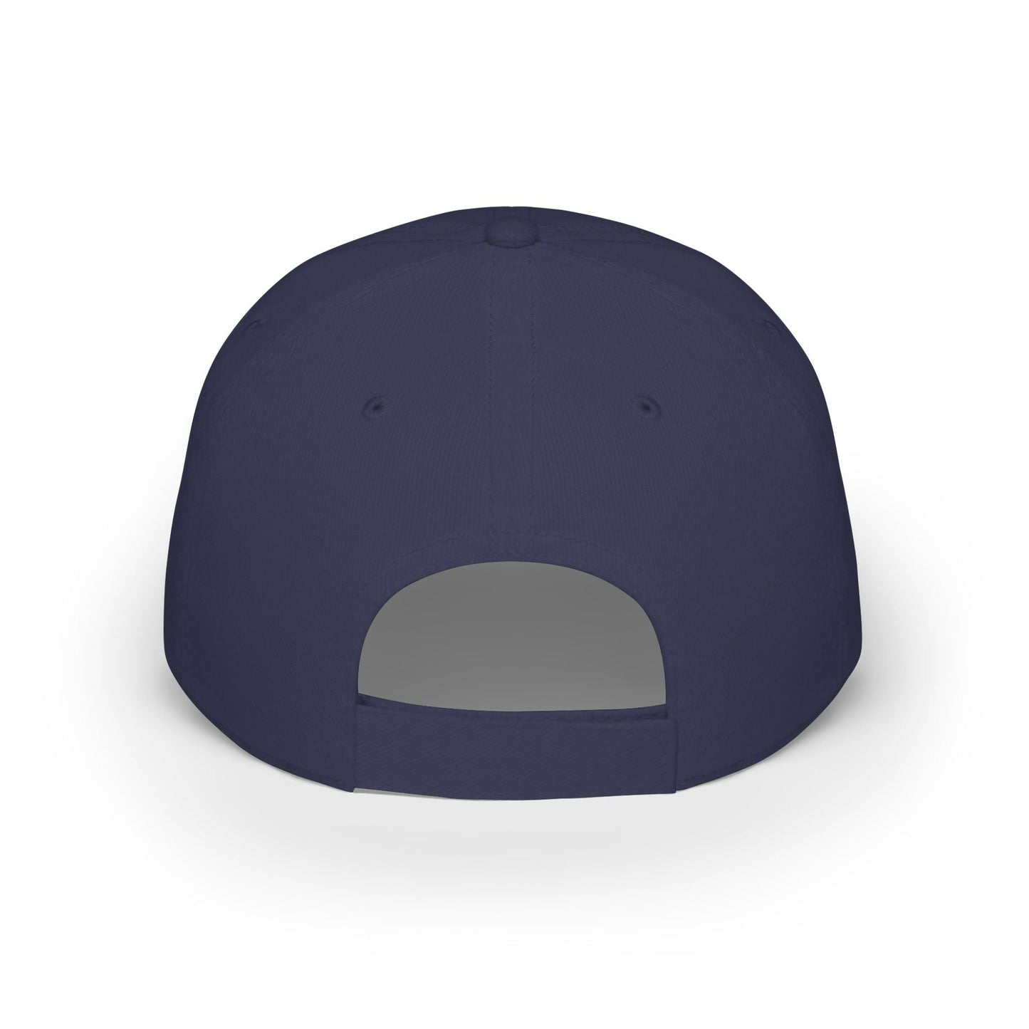 “Not a People Person” Cat Line Art Hat – Low Profile Cotton Cap (Unbothered Edition)