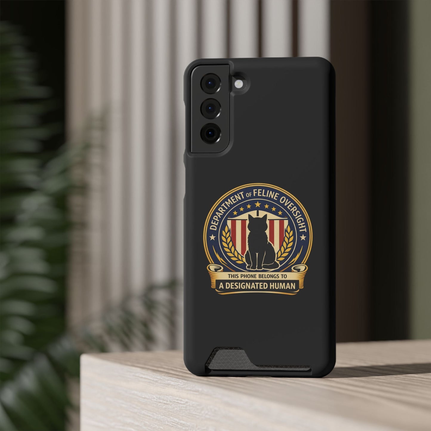 Department of Feline Oversight MagSafe iPhone Case — Designated Human Edition