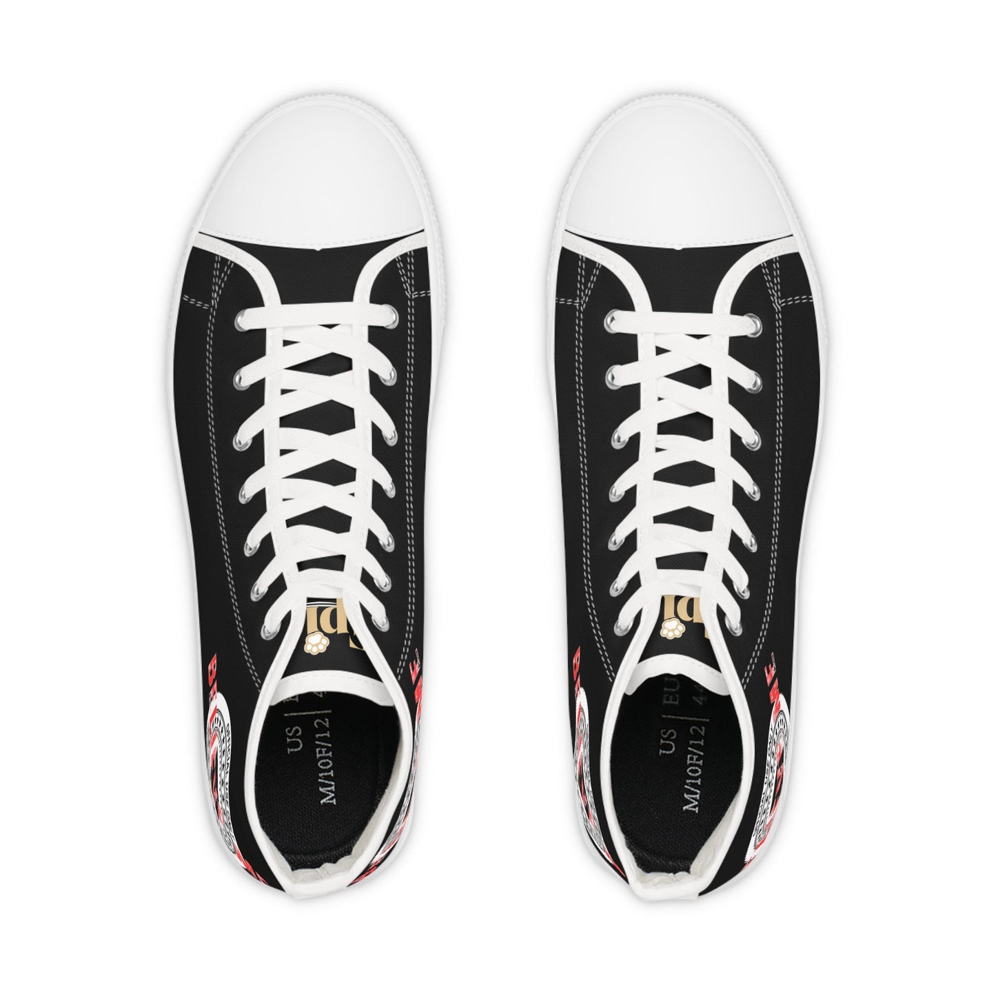 Believe Me Men’s High-Top Sneakers – Political Parody Statement Shoes