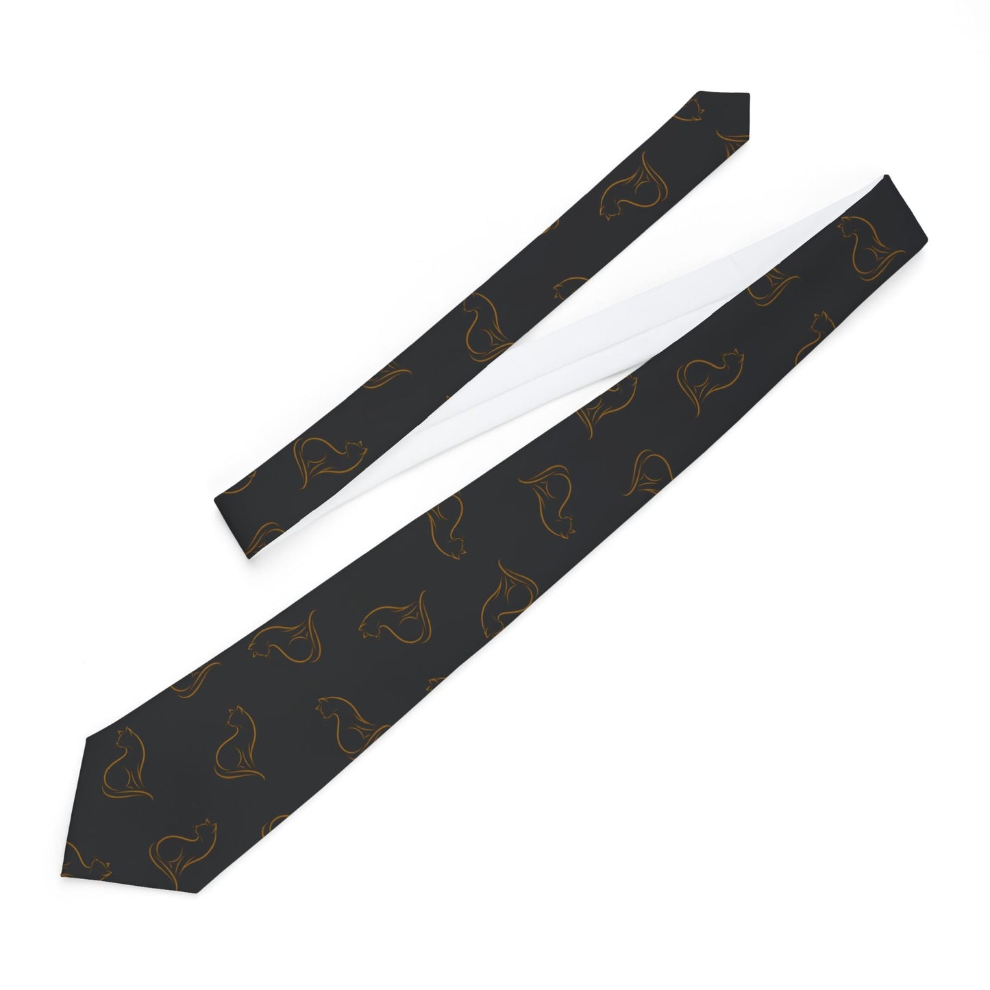 Gilded Cat Energy Slim Necktie