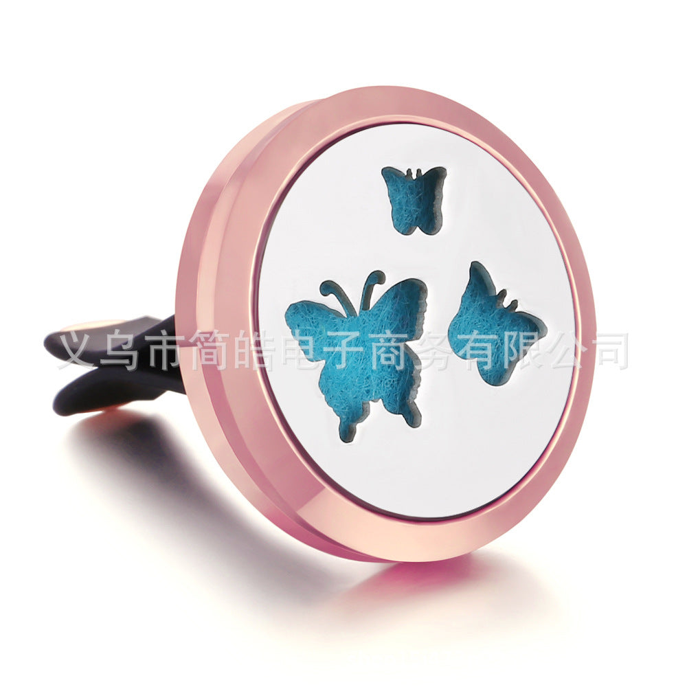 Rose Gold Car Air Freshener Clip with Decorative Box