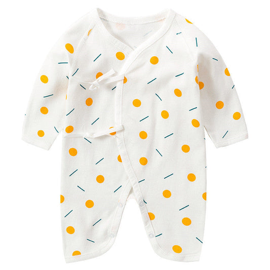 Newborn One-Piece Garment Spring Cotton-Padded Clothes Class A Clothing Bag Fart Suit