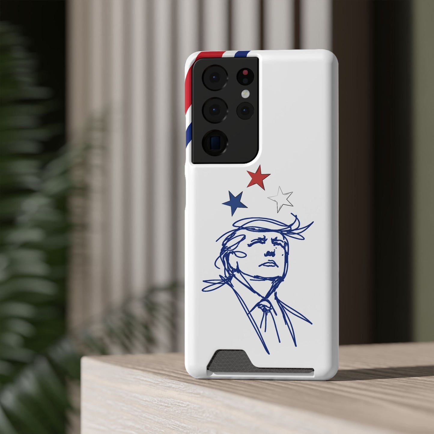 Minimal Line Portrait Samsung Case — Say Less Edition