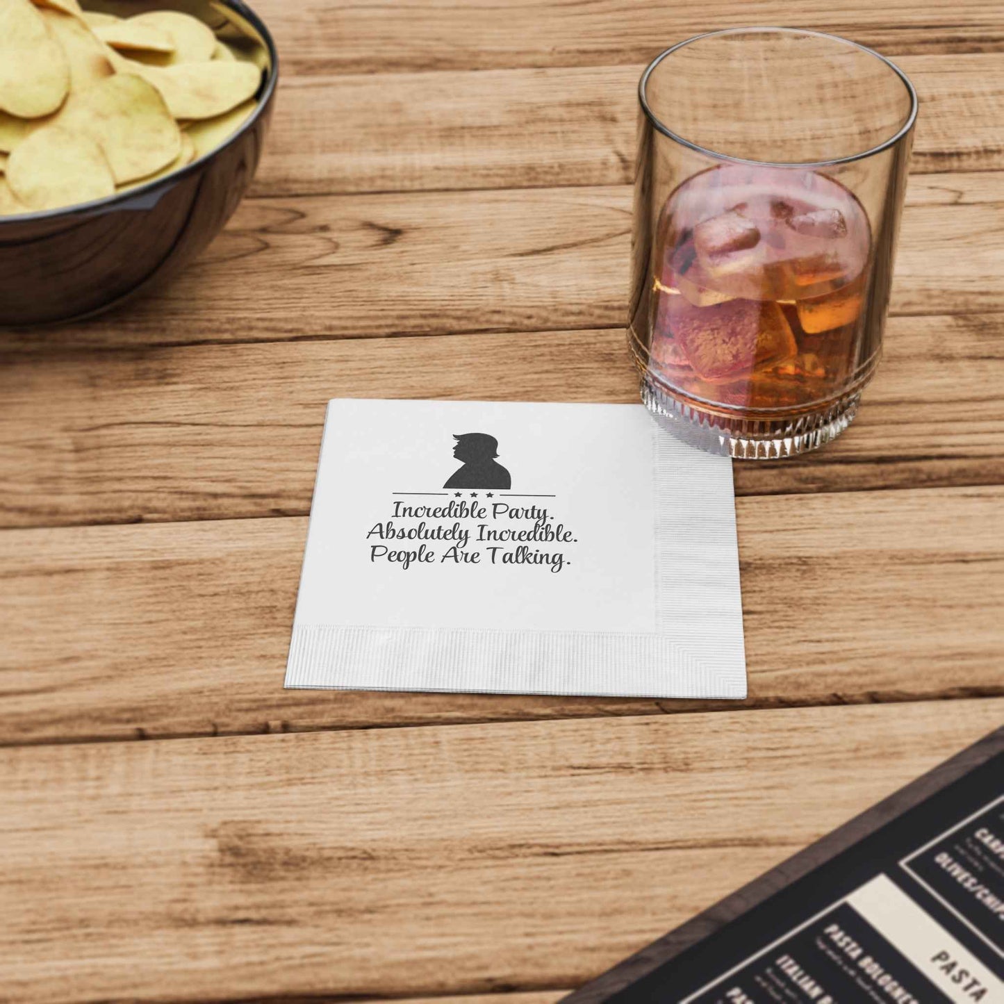 Incredible Party. Absolutely Incredible. Parody Party Napkins