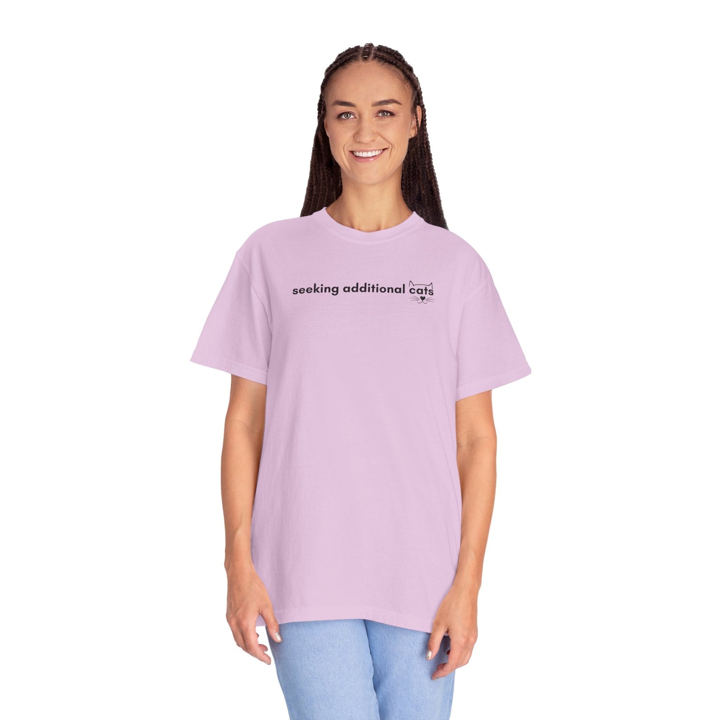 Seeking Additional Cats T-Shirt | Cat Lover Minimal Tee