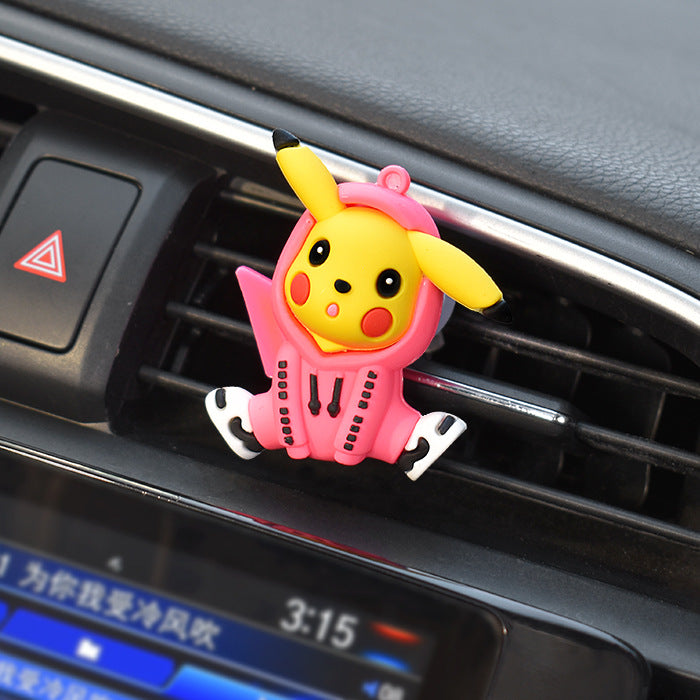 Pikachu Car Air Freshener Clip for Cute Interior Decor