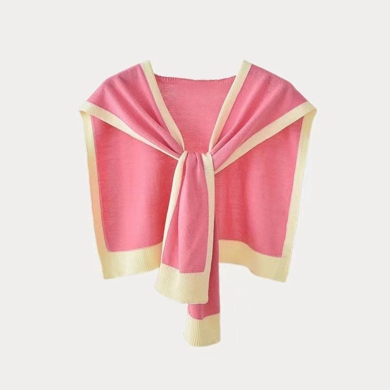 Air-conditioned Room Shawl Shoulder Neck Protection Fake Collar Skirt