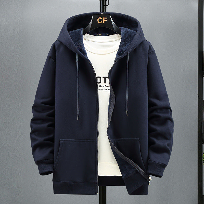 New Fall Men's Trendy Fashion Coat Plus Big Size Loose Style