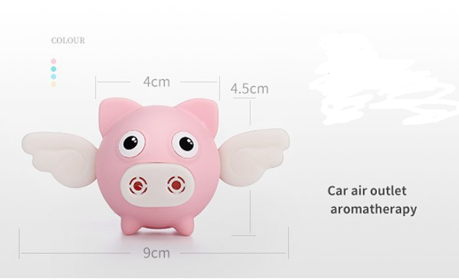 Car Air Freshener - Little Flying Pig Perfume Clip