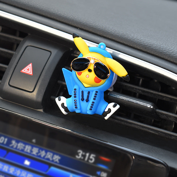 Pikachu Car Air Freshener Clip for Cute Interior Decor