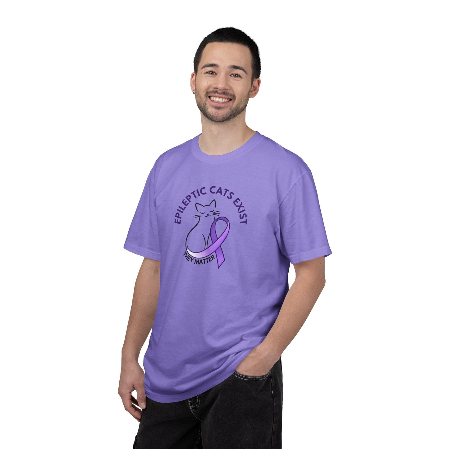 Epikitty Awareness T-Shirt – Epileptic Cats Exist. They Matter.