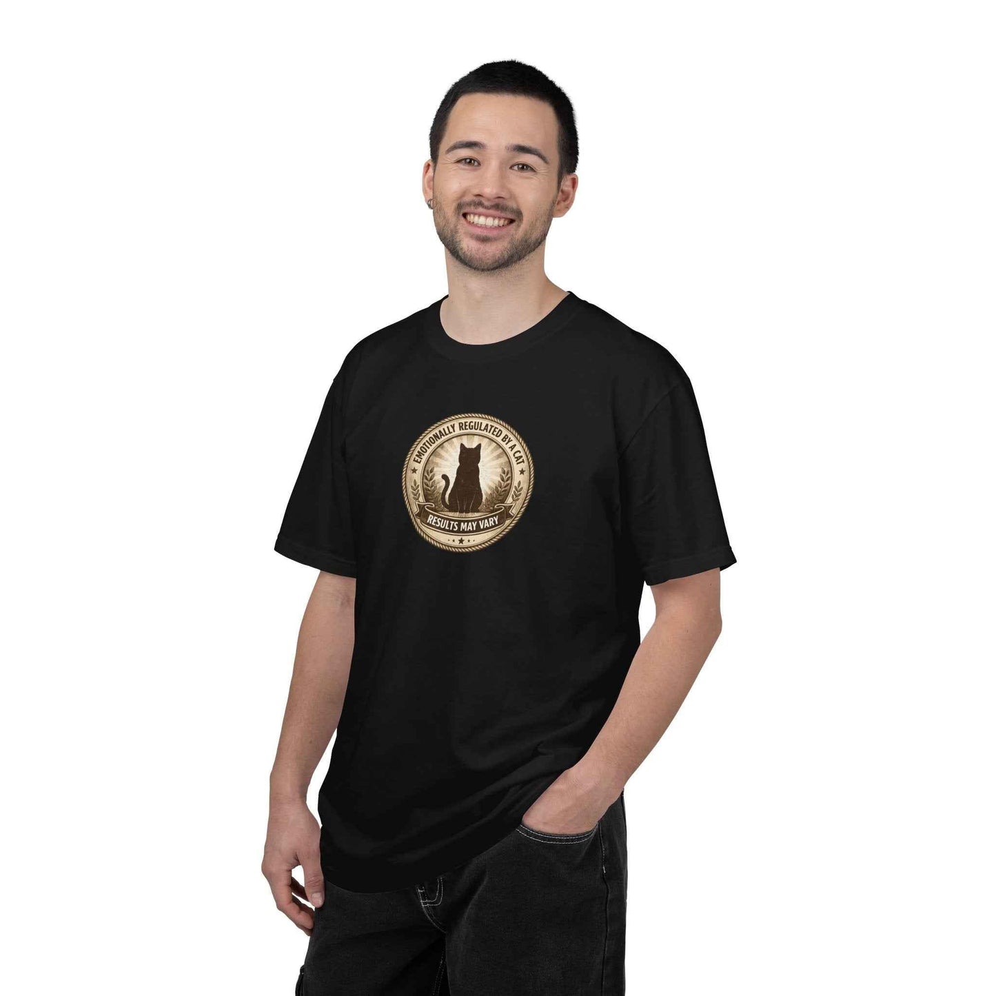 Emotionally Regulated by a Cat T-Shirt