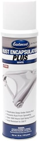 Eastwood Matte White Rust Encapsulator Plus | Long Lasting Durable Finish 1 Coat Automotive Maximum Rust Protection | Heat Resistance up to 350 Degrees F | 16 oz. Aerosol | 1 Pack