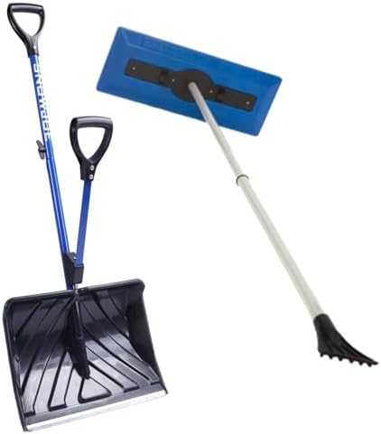 Snow Joe Shovelution Snow Shovel & Snow Broom, SJ-SHLV01 & SJBLZD