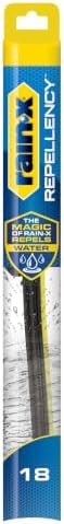 Rain-X 810318 Repellency Water Repellent Wiper Blades, 18" Windshield Wiper, All Weather Streak-Free for Enhanced Visibility w/Water Repellency Formula [Amazon Exclusive]