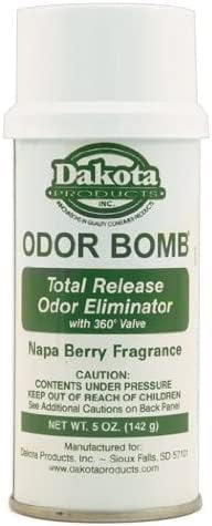 Dakota Odor Bomb Odor Eliminators - Packs by Rock Ridge (Napa Berry, 24-Pack)