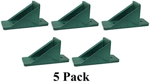 V2-MINI Roof Guard Snow Guard Prevent Sliding Ice Snow Stop Buildup Plastic Multipack-Multicolor (5, Green)