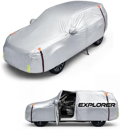Wigoo Ford Explorer Car Cover 2006-2026, Waterproof All Weather Protection