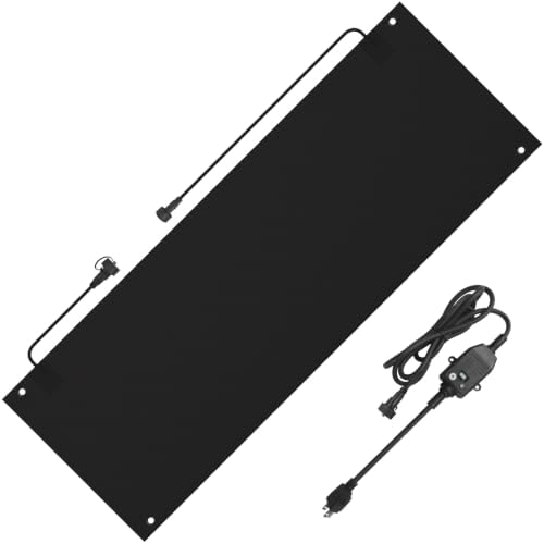 20 x 60in Heated Snow Melting Mats,No-Slip Rubber Heated Outdoor Mats
