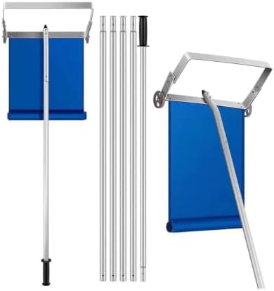 Roof Snow Rake for Snow Removal, Heavy‑Duty Aluminum Sectional Poles