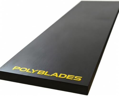 UHMW Snow Plow Cutting Edge, 1/2 in Thick x3 in Wide x84 in Long