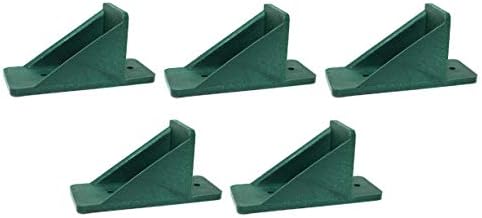 V2-MINI Roof Guard Snow Guard Prevent Sliding Ice Snow Stop Buildup Plastic Multipack-Multicolor (5, Green)