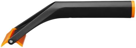 Fiskars Auto Ice Scraper, Usable on Both Sides, Length: 21.5 cm, Plastic, Black/Orange, Solid, 1019354