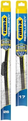 Rain-X 810350 Repellency Water Repellent Wiper Blades, 26" & 17" Windshield Wipers, All Weather Streak-Free for Enhanced Visibility w/Water Repellency Formula [Amazon Exclusive]