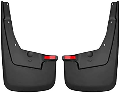 Husky Liners Custom Mud Guards | Fits 2019-2026 Dodge Ram 1500 w/Out OEM Fender Flares | Front Set, 2-pc Black - 58141