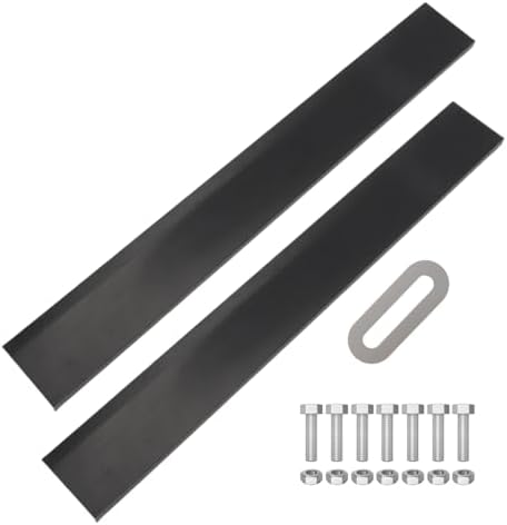 48" Universal Poly Snow Plow Cutting Edge, 1/2" Heavy-Duty Scraper Bar