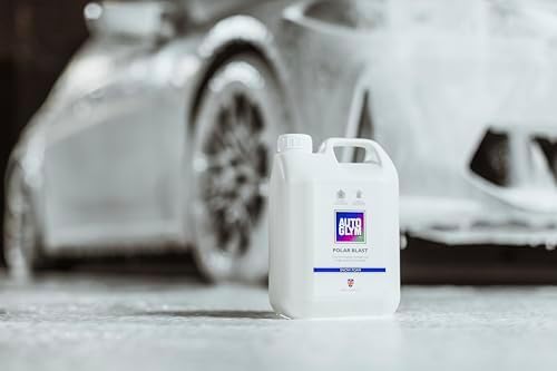 Autoglym Polar Blast, 2.5L Concentrate Extra Thick Snow Foam (15L When diluted) Softens Dirt in Advance of wash, pH Neutral Car Shampoo Suitable for All Paint Types, White
