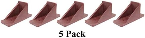 V2-MINI Roof Guard Snow Guard Prevent Sliding Ice Snow Stop Buildup Plastic Multipack-Multicolor (5, Brown)
