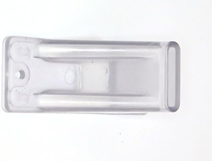 JSP Manufacturing Clear Plastic Mini Roof Snow and Ice Guard - Multi-Quantity Pack | Prevent Sliding Snow Stop Buildup (75)