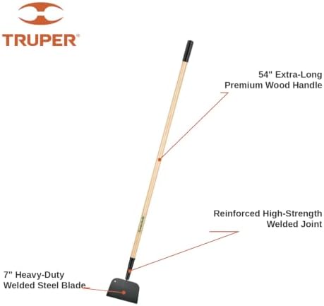 Truper TruTough 7" Sidewalk and Ice Scraper Shovel (Model 30022 / ATJ-R)
